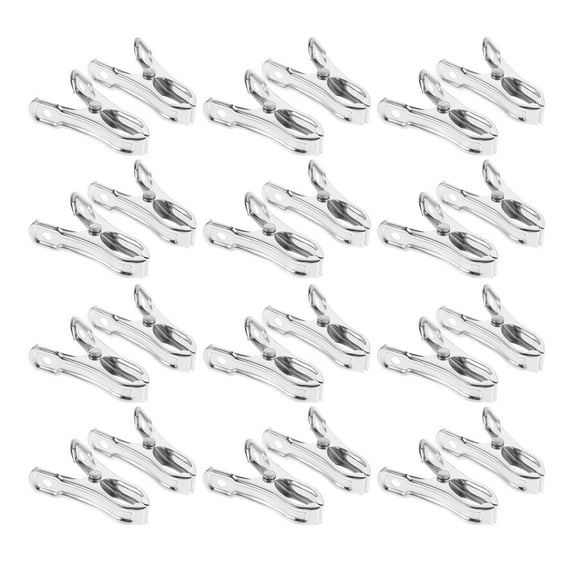 OFFIGAM 40pcs Stainless Steel Clips for Sunshade Retaining Non Slip Design