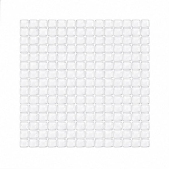 OFFIGAM 450pcs Tiny Square Glass Mosaic Tiles 1cm Pieces for DIY Art