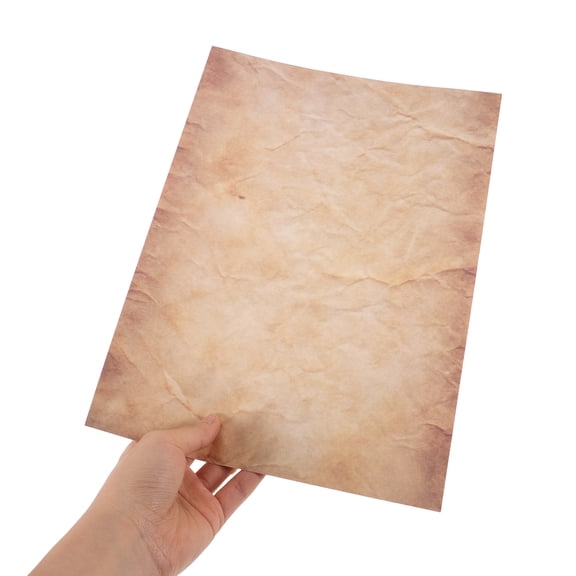 OFFIGAM 48Pcs Vintage Decorative Paper A4 Double Sided Writing Paper for Letters and Craft Projects