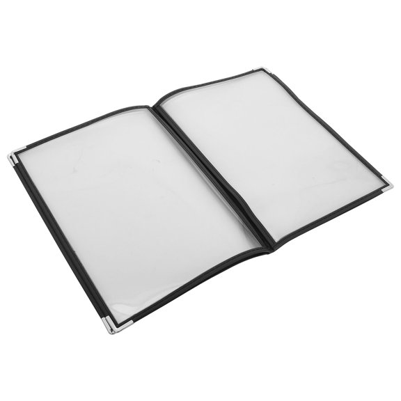 OFFIGAM 4PCS Menu Display Folder, 4 Page 8 View Refillable Menu Case