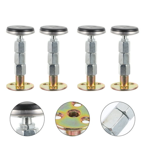 OFFIGAM 4Pcs AntiShake Headboard Stopper Adjustable Bed Furniture Risers for Office School