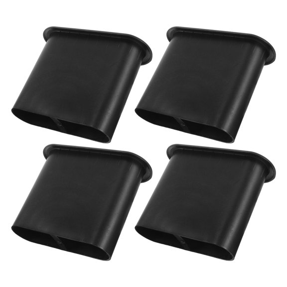 OFFIGAM Plastic Flat Speaker Port Tubes for Enhanced Bass Output 4Pcs