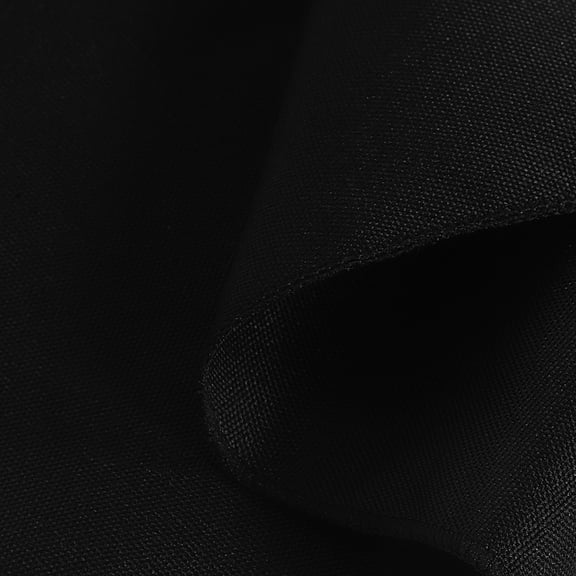 OFFIGAM 4-Pack Black Cloth Napkins Reusable Polyester Fabric Washable Dinner Napkins for Wedding Party Banquet Table Decor