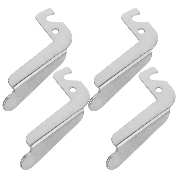 OFFIGAM 4Pcs Boiler Grip Replacement Stainless Steel Door Handle Parts for Efficient Home Heating