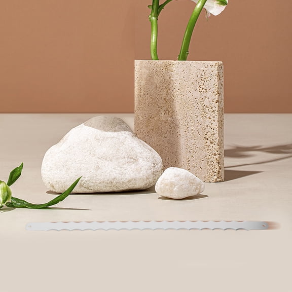 OFFIGAM 4Pcs Stainless Steel Bread Slicer Replacement Blades with Dual Sided Serrated Edges