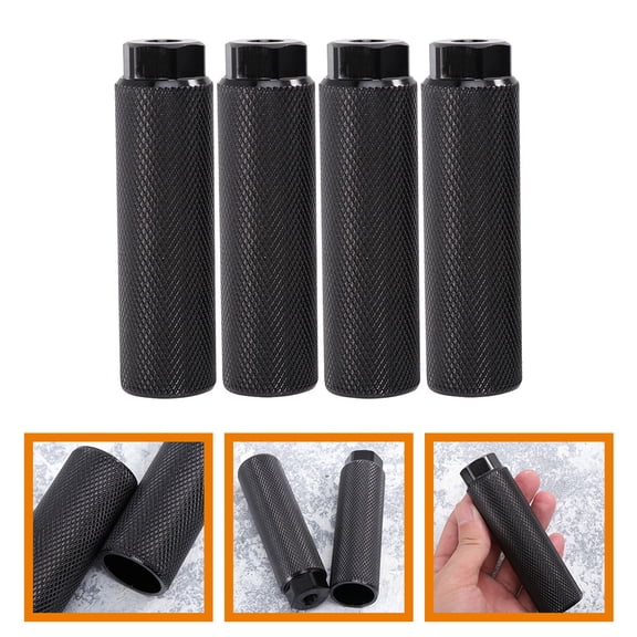 OFFIGAM Set of 4 Compact Aluminum Alloy Pegs Rear Foot Pegs for Bikes