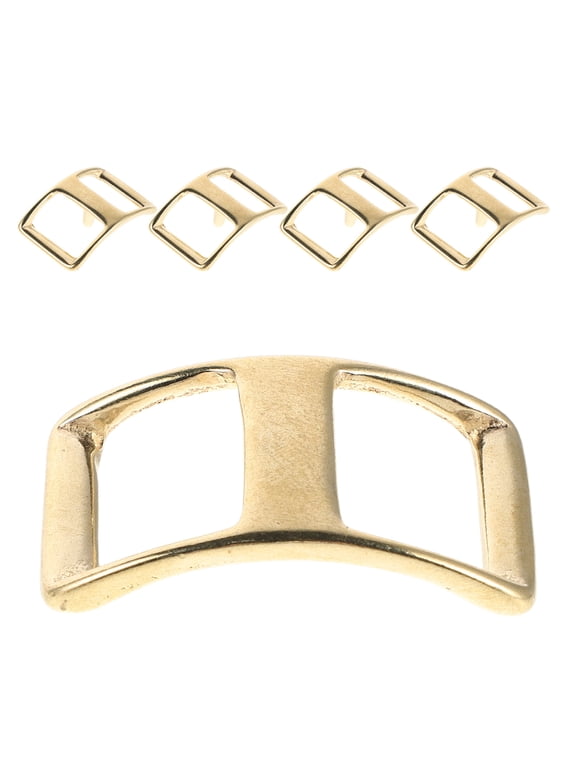 4-Pack Copper Slide Buckles Adjustable Metal Buckle Set for Bag Straps, Luggage, Accessories and Repairs