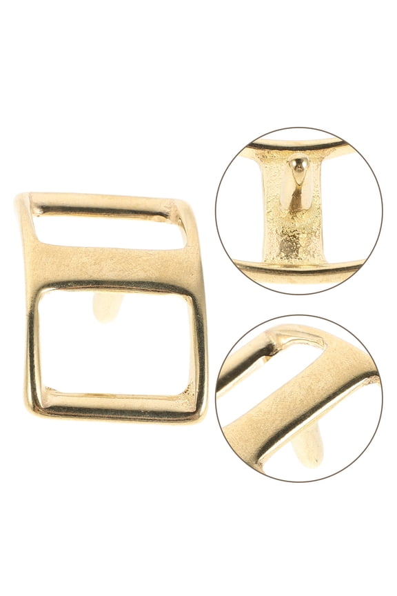 4Pcs Copper Adjustable Slider Buckle Clips for Luggage and Purse Strap Hardware