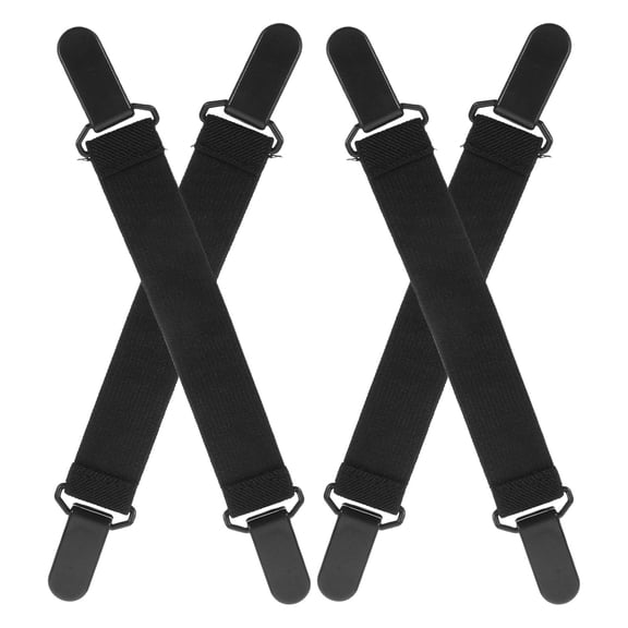 OFFIGAM 4Pcs Cowboy Boot Pant Straps for Fast Secure Pant Holding and Motorcycle Gear