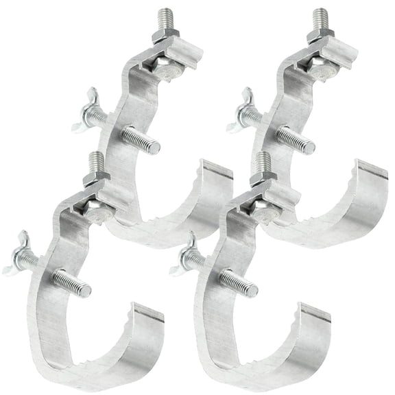 OFFIGAM 4Pcs Durable Aluminum Light Clamps for Stage Truss Strong Bearing Capacity Lighting Hook