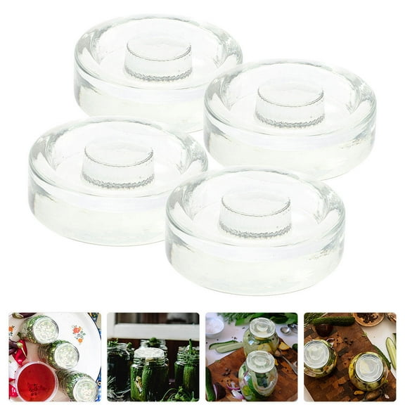 OFFIGAM 4Pcs Fermenting Weights for Jars Suitable for Kitchen Enthusiasts