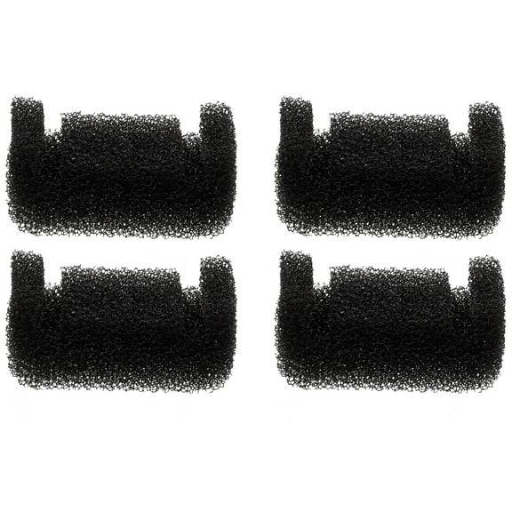 OFFIGAM 4-Pack Black Filter Sponges for Fish Tank, Aquarium Sponge Filter Elements for Household Water Filtration