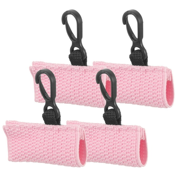 OFFIGAM 4-Pack Lip Gloss Holder Keychain Portable Lipstick Case with Clip for Easy Carry and