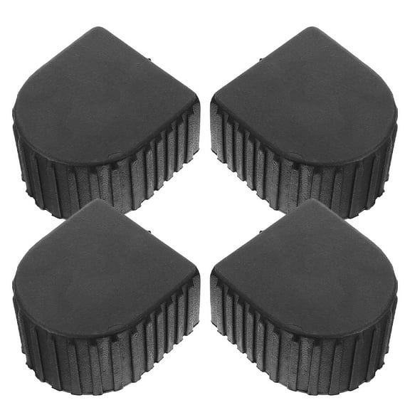 OFFIGAM Anti- Ladder Top Protector Pads, Black Plastic, 4 Pieces for Ladder Stability and Safety