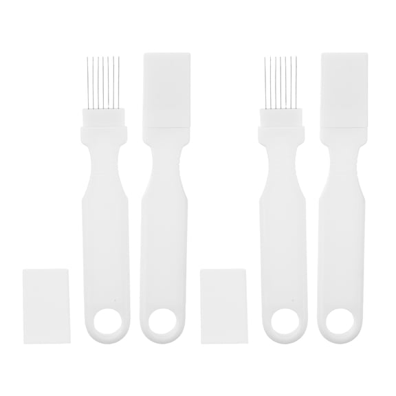 OFFIGAM 4Pcs Party Balloon Popper Striker Tool Fast Deflating Kit White Handle for Indoor Outdoor Use