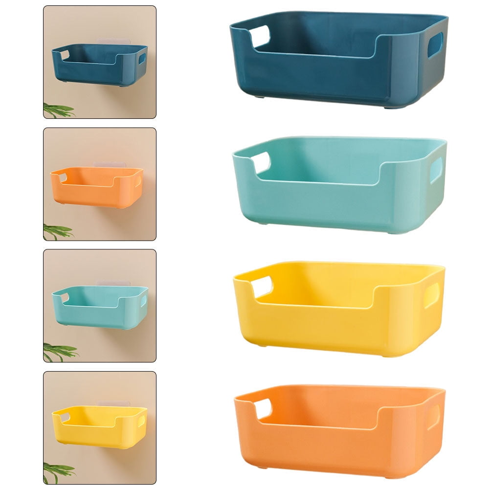 OFFIGAM 4Pcs Plastic Boxes Green Rectangular Shape Simple and Modern ...