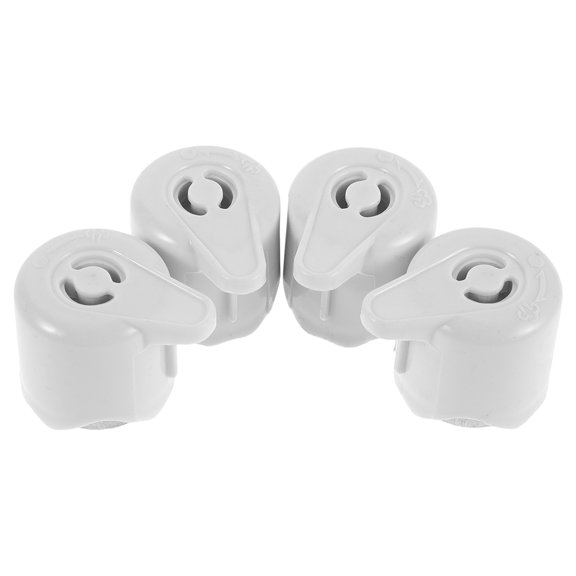 OFFIGAM 4Pcs Pressure Cooker Regulator Replacement White Steam Valve Parts for Safe Cooking