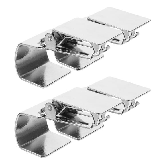 OFFIGAM 4Pcs Rug Clips Heavy Duty For Securing Rugs Stainless Steel Carpet Hanger Modern Design Homeowners
