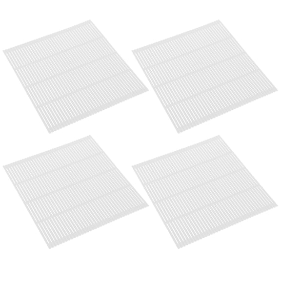 OFFIGAM 4-Piece Sushi Roll Kit with White Plastic Utensils, Easy to Clean, Perfect for Family Gatherings and Home Cooking