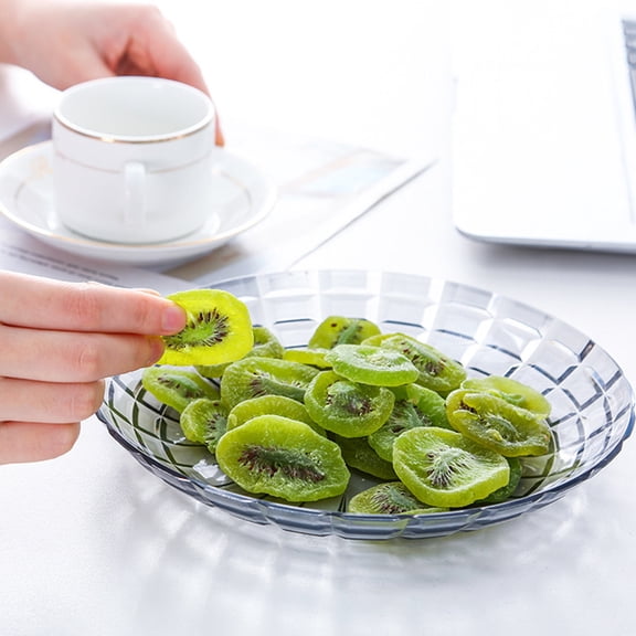 OFFIGAM 4Pcs Transparent Fruit Plate Square for Bar