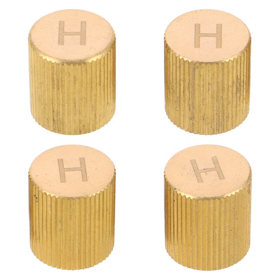 OFFIGAM 4Pcs Universal Car Ac Valve Caps Leakproof Dustproof Conditioning Valve Protectors