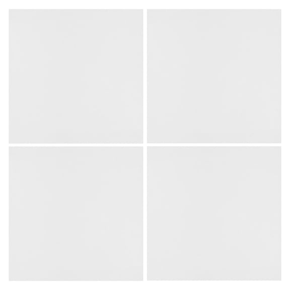 OFFIGAM 4 Pcs White Acrylic LED Ceiling Light Diffuser Panels, Replacement Cover Sheets for Soft Home Lighting, Eye Comfort