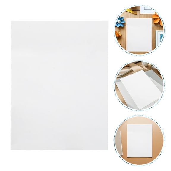 OFFIGAM 4-Pack White Aluminum Metal Sign Blanks, Lightweight Heat Transfer Plates for Nameplates, Crafting and Custom Projects