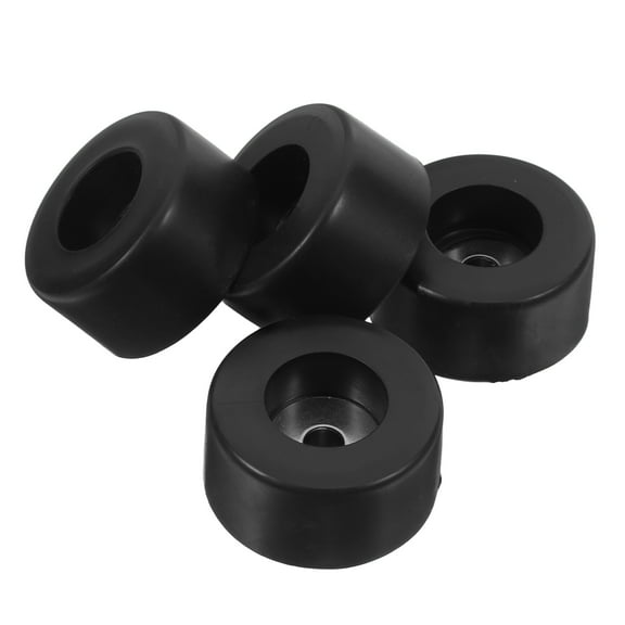 OFFIGAM Set of 4 Black Rubber Anti- Pads for Noise Reduction and Shock Absorption, Ideal for Pressure Washers