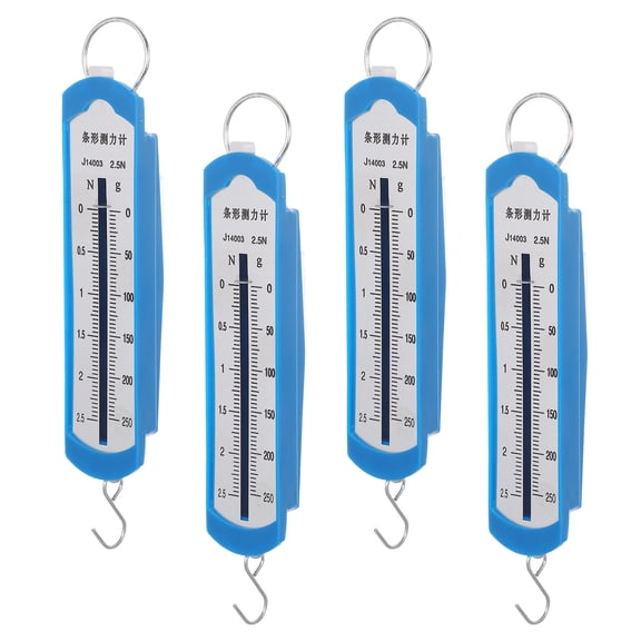 OFFIGAM 4pcs Hanging Spring Scales Plastic Multi Teaching Aid for Science Education Classroom Use