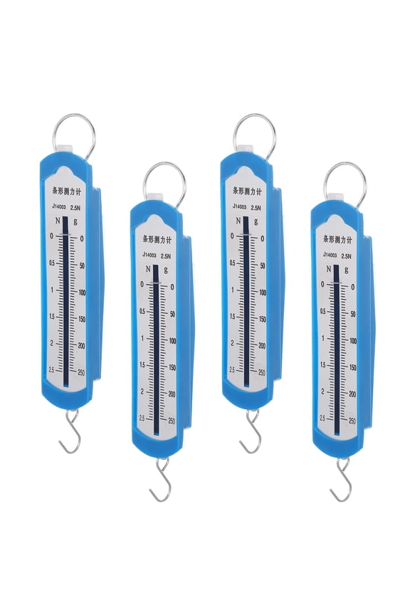 4pcs Hanging Spring Scales Plastic Multi Teaching Aid for Science Education Classroom Use