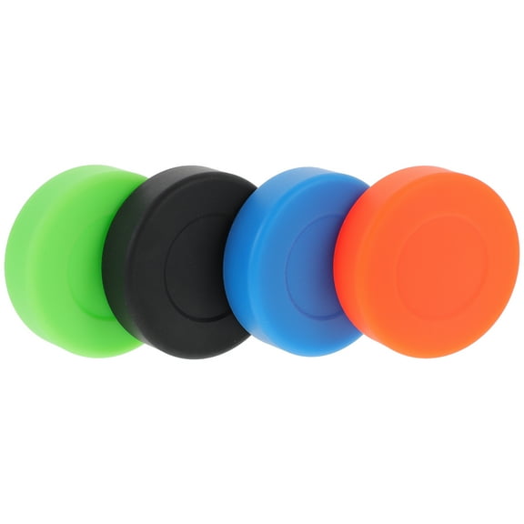 OFFIGAM Ice Hockey Training Pucks Set of 4, PVC Material for Indoor and Outdoor Hockey Practice