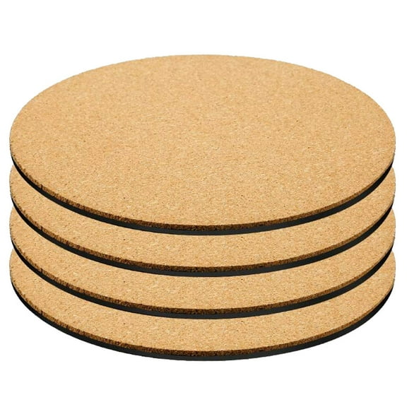 OFFIGAM Khaki Cork Planter Pad Lightweight Odorless Nonslip for Indoor Pots