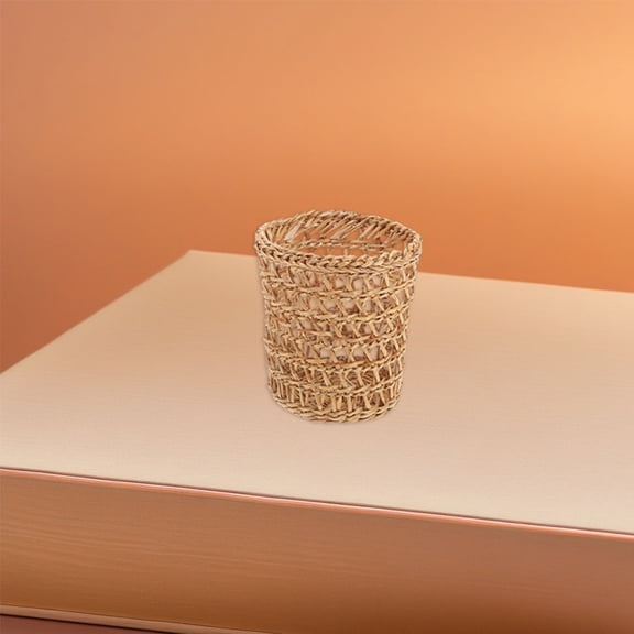 OFFIGAM 4pcs Portable Cup Sleeve Light Brown Heat Insulation for Coffee Mugs and Tea Cups