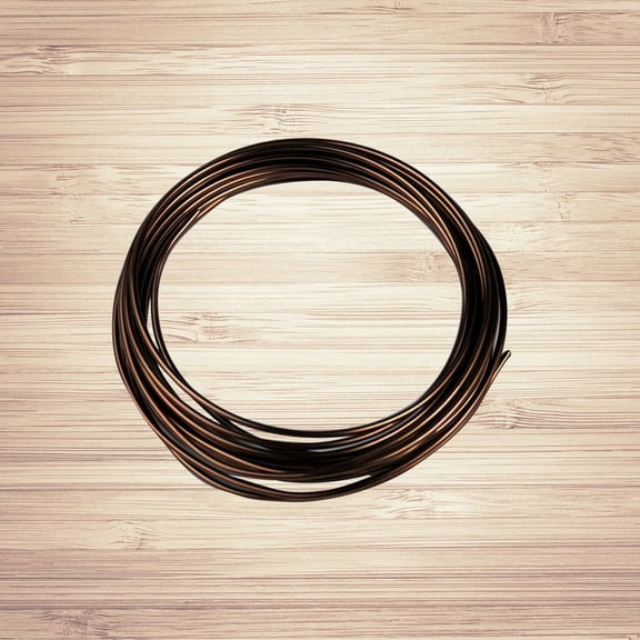 OFFIGAM 5 Rolls Brown Aluminum Wire Bonsai Line for Gardening, Plant Training, Crafting and Horticulture Use