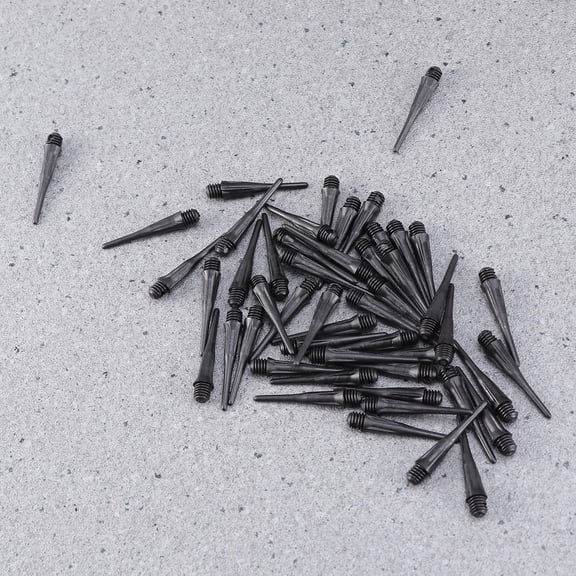 OFFIGAM Dart Tips 50Pcs Black Anti-Slip Easy Install Locking Hole Durable