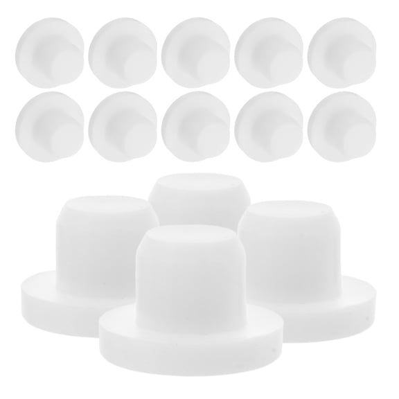 OFFIGAM 50PCS Silicone Anti Spill Plug T Shaped Silicone Hole Stoppers For Kitchen And Bathroom