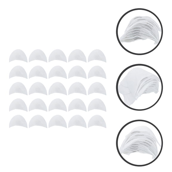 OFFIGAM 50 Pairs Cotton Shoulder Pads for T-Shirts, Comfortable Lightweight Shoulder Broadeners for Women and Men