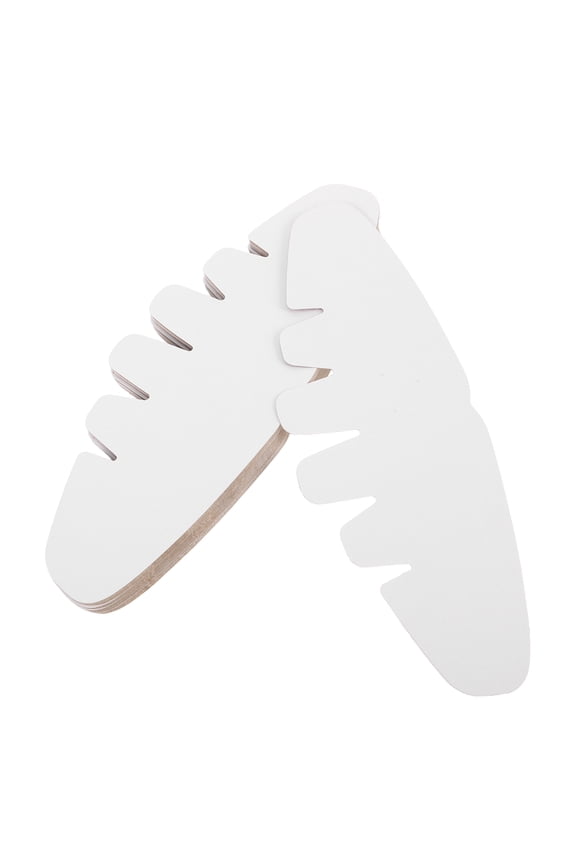 50Pcs Lightweight White Baseball Cap Shaper Insert for Hat Form Support and Storage