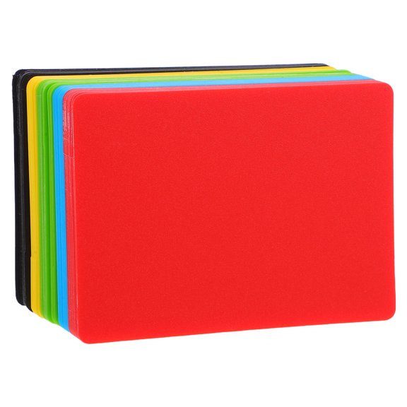 OFFIGAM 50Pcs Blank PP Plastic Cards Frosted Finish for Multicolor Double Side Printable Business Cards