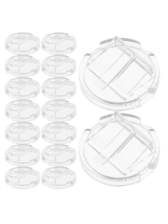 50Pcs Transparent Acrylic Single Ring Showcase Stand with Smooth Edges for Tabletop Display