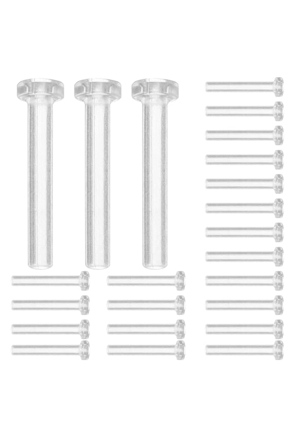 50 Pieces Transparent Plastic Earring Back Protectors for Jewelry Making and Crafting Enthusiasts