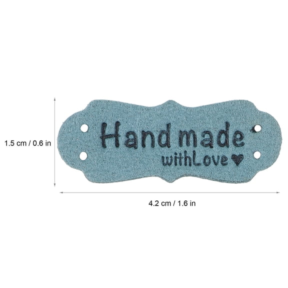 OFFIGAM 50 Pcs Colorful Handmade Sewing Labels Tags for Clothing Crafts Projects Accessories