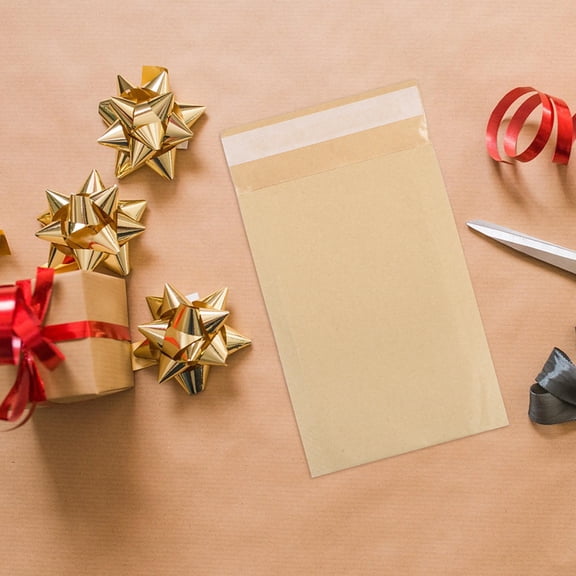 OFFIGAM 50Pcs Padded Mailing Envelopes with Self Seal Kraft Paper Bubble Mailers for Secure Shipping