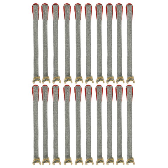 OFFIGAM 50Pcs Piano Mutes Fixing Tool with Metal Lock and Durable Climbing Strap for Repair Use