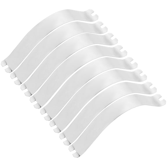 OFFIGAM 50Pcs Wall Mounting Picture Frame Backing Clips Aluminium Alloy Grey for Photo Frame Hardware