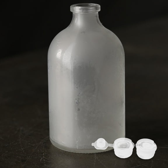 OFFIGAM 50pcs White Polypropylene Sealing Caps for Vials Bottles Pipes Leak Prevention and Secure