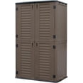 thumbnail image 1 of OFFIGAM 52CuFt Vertical Resin Storage Shed Waterproof with 4 Coffee Shelves 50x29x79.5in, 1 of 7