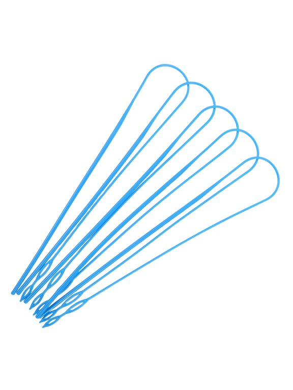 5-Pack Plastic Drawstring Threader Tools for Easy Sewing, Cord Replacement, and Hoodie Drawstring Repair