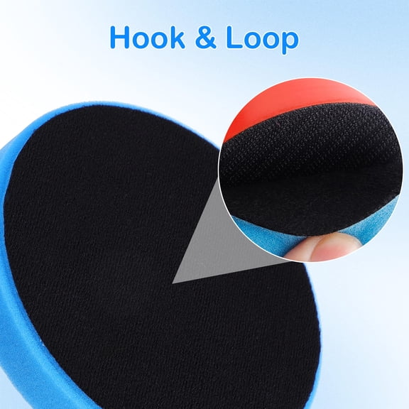 OFFIGAM 5Pcs Buffing Pads for Drill Car Polishing Sponge Pads with Stable High Speed Performance