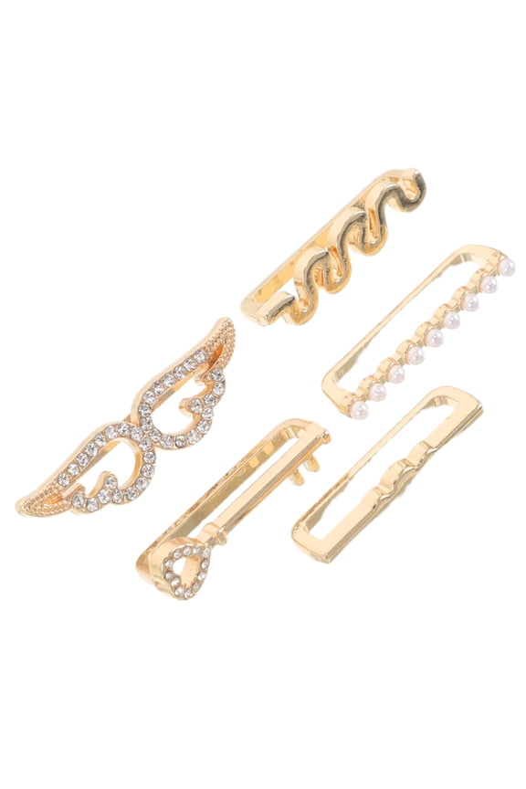 5-Pack Watch Band Decorative with Sparkling Rhinestone Accents for Smartwatch Straps Accessory